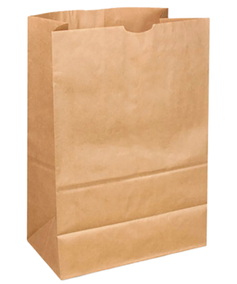 BG1/6BBL-DBL BROWN BAG 1/6 ( 40 / 40 ) DOUBLE WALL *( 400 / BL )   80091